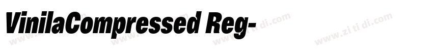 VinilaCompressed Reg字体转换